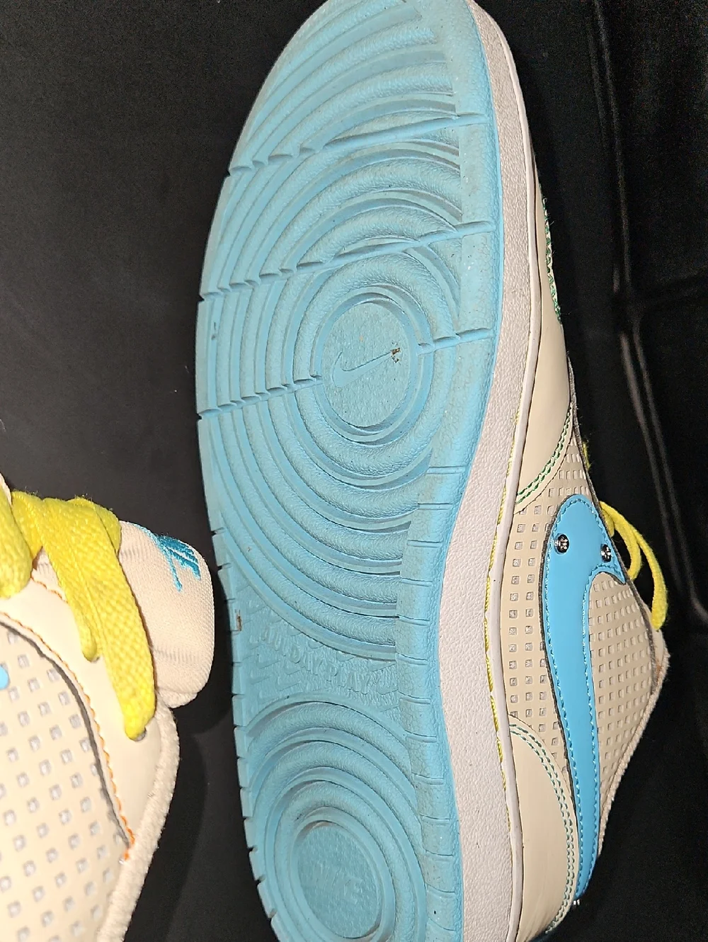 Nike Court Borough Low Recraft GS 'Sanddrift Baltic Blue' Size 4Y